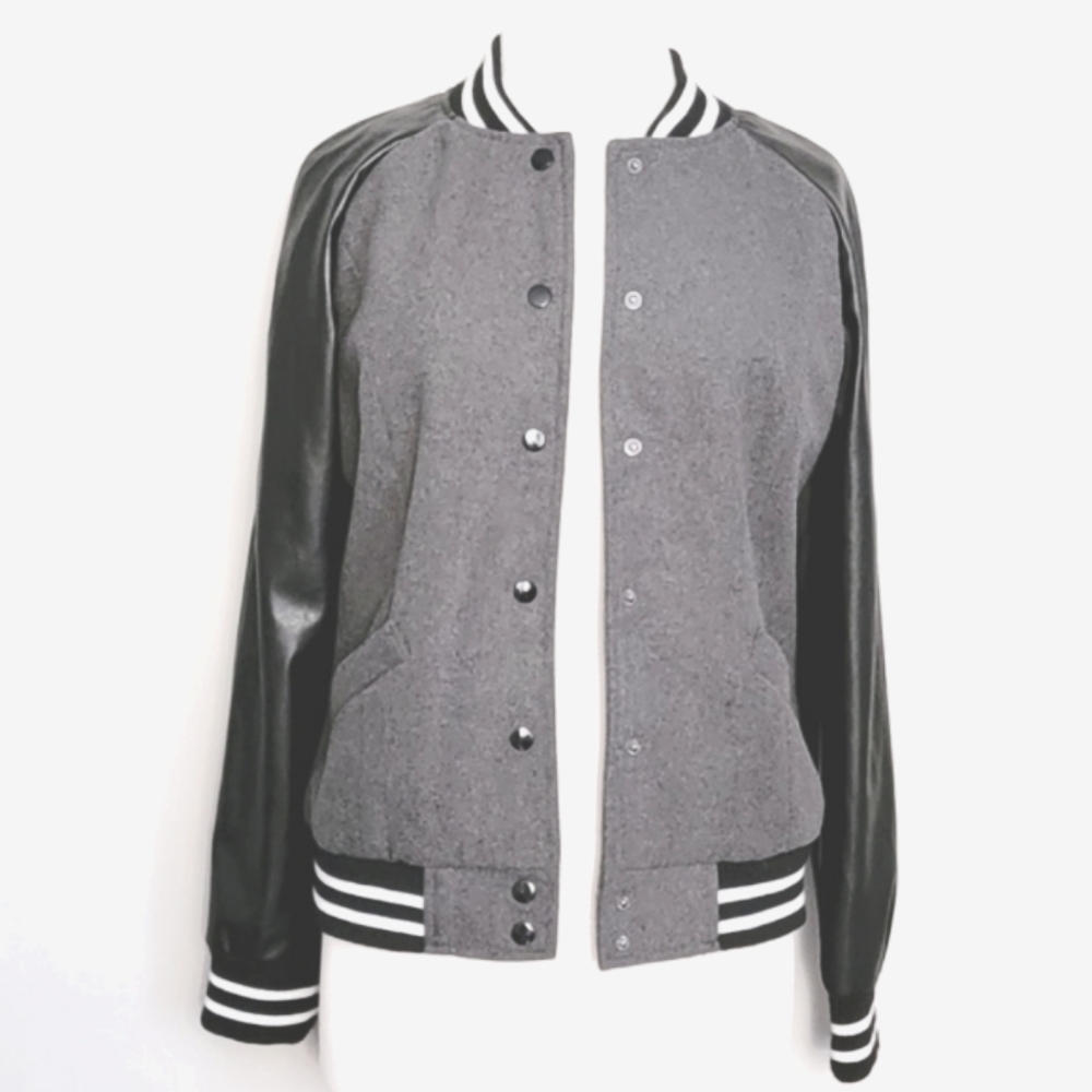 Brandon Thomas Gray and Black Jacket